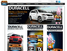 Tablet Screenshot of duracellauto.com.mx